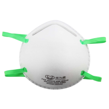 保为康 白色杯型KN95口罩 9590白色