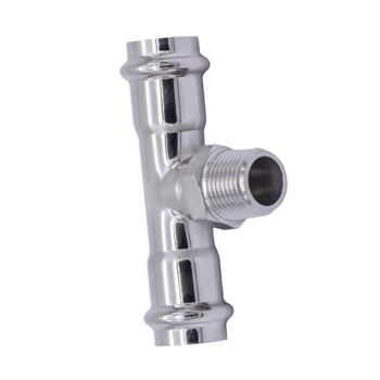 三庆 304不锈钢外螺纹三通转换接头II系列