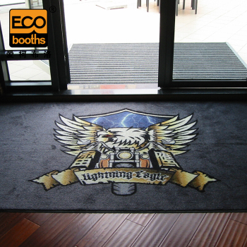 爱柯部落 高级意彩图文LOGO地垫原液印染垫 1.5m*0.9m*10mm 定制款 E2010401003