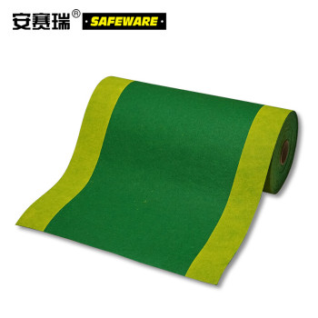 安赛瑞 39658吸油防滑走道地垫 39658 76*20cm/黄绿