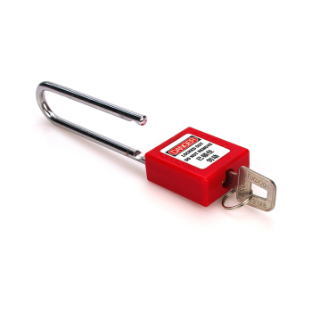 利锁 不通开76mm长梁安全挂锁 BD-8525 红色