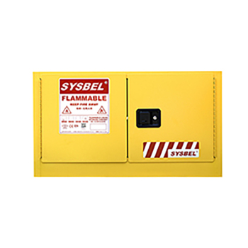 西斯贝尔 黄色 易燃液体壁挂式安全储存柜 手动 17加仑壁挂式安全柜 黄色 手动WA810170 61x109x46cm