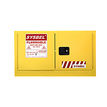 西斯贝尔 手动 易燃液体背负式安全储存柜 黄色 17加仑背负式安全柜 黄色 手动WA3810170 61x109x46cm