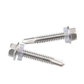 东明 DIN7504K 410不锈钢六角自钻丝 带垫 ST5.5