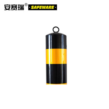 安赛瑞 13955 可拆卸式钢制警示柱 13955 16*50cm 黑黄