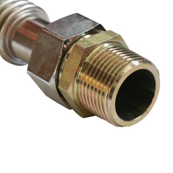 万全 不锈钢深波空调波纹管 碳钢对丝-DN20