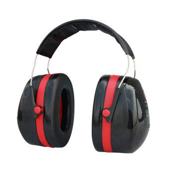 3M PeltOr Optime 3 H540A 头带耳罩 双层结构 黑配红 NRR=30dB SNR=35dB