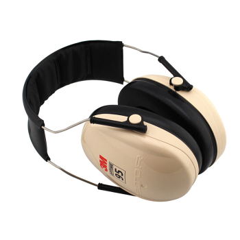3M PELTOR H6A 头带式耳罩 轻薄型 白配黑 NRR=21dB SNR=27dB
