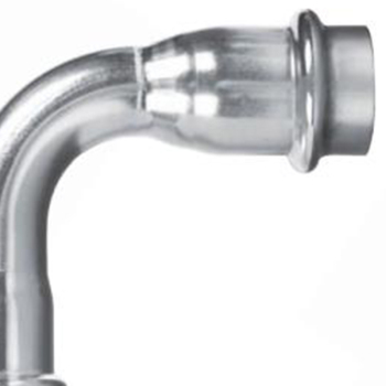 久润利华 304不锈钢异径弯头90° 双卡压