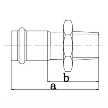 久润利华 304不锈钢异径外牙直接 双卡压