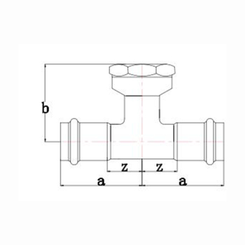 久润利华 304不锈钢异径内牙三通 双卡压