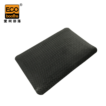 爱柯部落 索恩耐磨型双层PVC抗疲劳地垫 150cm*90cm*13.5mm 黑色 E2010704011