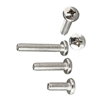 东明 GB818 304不锈钢圆头机螺钉 全牙M5系列