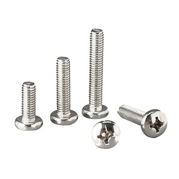 东明 GB818 304不锈钢圆头机螺钉 全牙M5系列